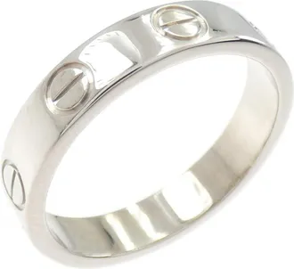 Cartier White Gold White Gold (18K) Band Ring (Pre-Owned)