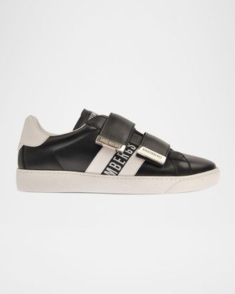 Dirk Bikkembergs Men & apos;s Double Strap Low-Top Sneakers