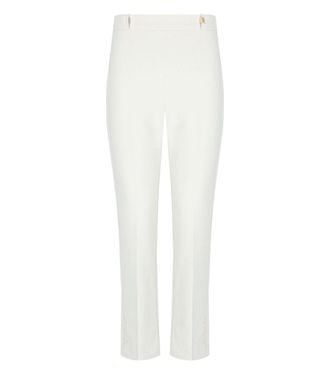 Elisabetta Franchi PANTALONE A ZAMPETTA AVORIO ELISABETTA FRANCHI