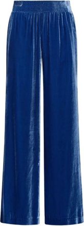 Maliparmi Wijde broek - Dames - Wijde Broeken - Blauw - S - Broeken