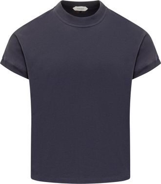 Versace Black Solid Crew Neck T-Shirt
