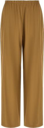 Max Mara Beige Straight Elasticated Pants