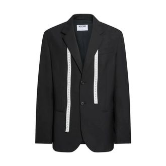 Moschino Giacca Tailor - Heren - Jassen - Zwart - Maat: M Wol