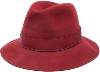 Borsalino Red Monica Fedora Hat