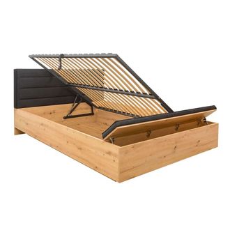 Petits Meubles Cama canap&eacute; 160x200 con banco y somier paneles de melamina madera