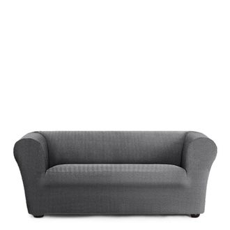 Eysa Funda de sof&aacute; 3 plazas chester/klippan gris oscuro 70 - 130 cm