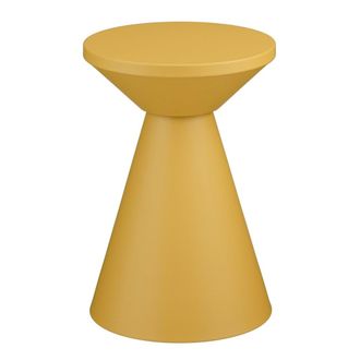 MiCa Decorations Mesa auxiliar jim amarillo h45xb30.5xl30.5cm