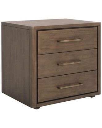 Safavieh Couture Rosey 3 Drawer Wood Nightstand