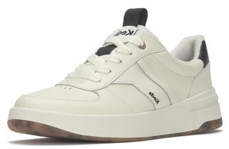 Keds Womens The Court Lace Up Sneakers, Egret/Tan, 9.5
