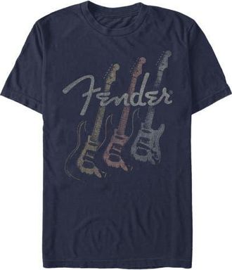 Fender Mens Fender Triple Fret Logo Graphic T-Shirt in Navy Blue at Nordstrom, Size Xxx-Large