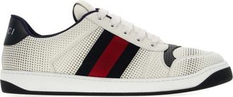Gucci Schoenen, Heren, Wit, 46 EU, Leer, Screener Sneaker