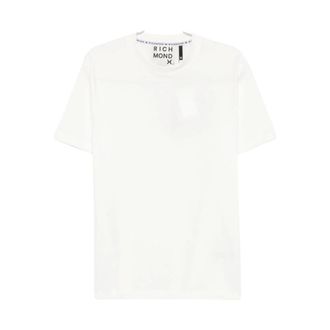 John Richmond T-Shirts, male, White, Size: XL Sorim T-Shirt