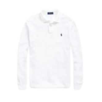 Polo Ralph Lauren Tops, Heren, Wit, M, Katoen, Custom Slim Fit Polo