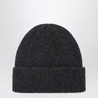 Roberto Collina Cashmere Beanie in Anthracite Grey