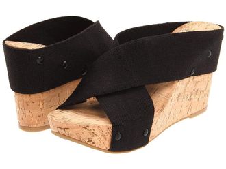Lucky Brand Miller 2 Womens Wedge Shoes Black : 8 M, Textile