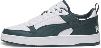 Puma Puma Mens Dribble Court Trainers Unisex Adults White/Malachit 10.5 UK