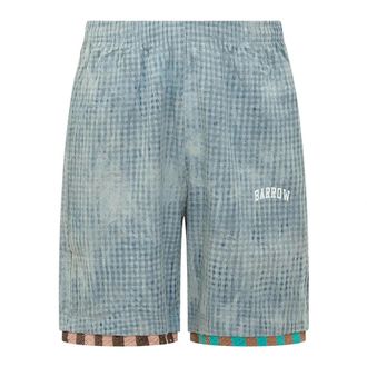 Barrow Casual Shorts, male, Blue, Size: XS Chambray Shorts