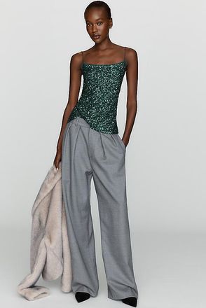 Maeve Sequin Square Neck Cami