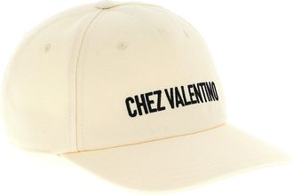 Valentino Garavani Mens Beige Cotton Cap (baseball Hat)