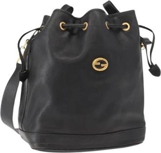 Gucci Pre-owned Bucket Bags, female, Black, Size: ONE SIZE Pre-owned Vintage Bucket Bag
