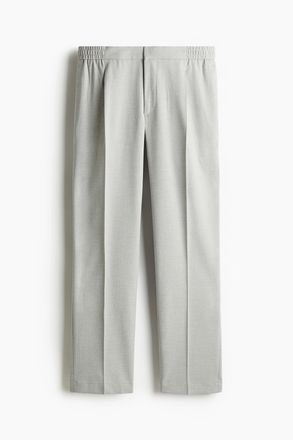 H&M Hose mit B&uuml;gelfalten in Regular Fit - Hellgrau