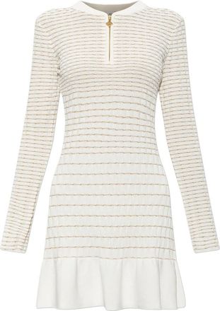 Casablanca Jurk met streepjespatroon - Dames - Kleedjes - Wit - M - Kleedjes