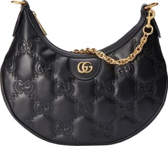 Gucci (WMNS) Gucci GG Matelasse Small Shoulder Bag Black 739709-UM8HG-1046