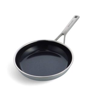 KitchenAid Multi-Ply Stainless Steel Non-Stick Frying Pan in Silver | Size: 20 cm