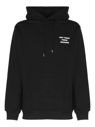 Dr&ocirc;le de Monsieur Le Slogan Classique long-sleeve hoodie - Black