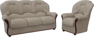 VENTE-UNIQUE.COM 100% piel 4 plazas topo 183x91cm