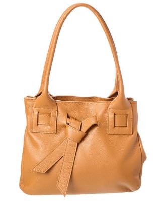 Persaman New York Lucy16 Small Leather Shoulder Tote