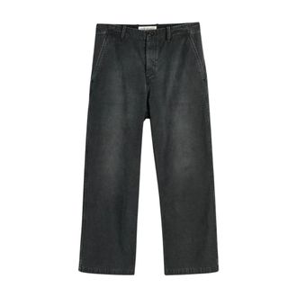 Our Legacy Broeken, Heren, Zwart, M, Katoen, Rig Chino