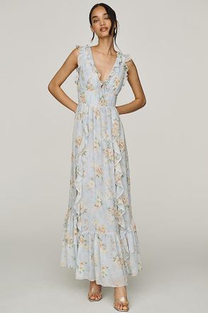 ASTR the Label Kindra Ruffle Maxi Dress
