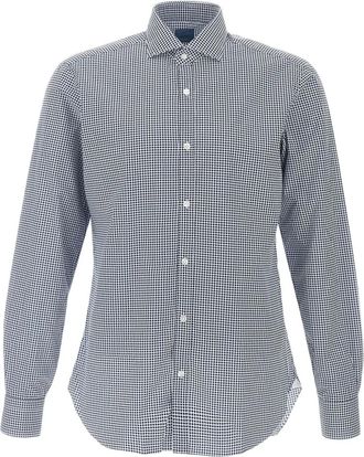 Barba Camicia in cotone - Blu