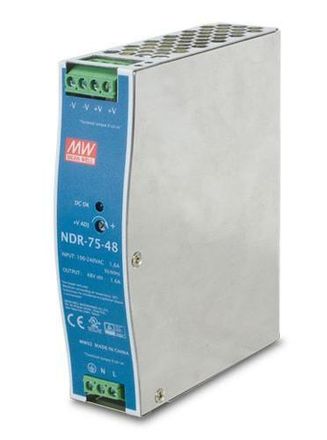 Planet Fuente De Alimentaci&oacute;n Planet De 48 V Y 75 W Para Montaje En Riel Din, Pwr-75-48