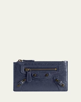 Balenciaga Le City Arena Leather Card Holder