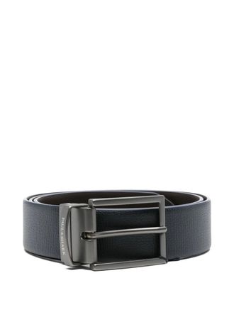 Paul & Shark leather buckle belt - Blue