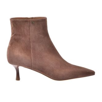 Baldinini Heeled Boots, female, Beige, 4 UK, Suede Ankle Boot