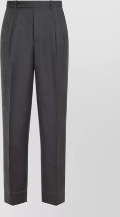 Brioni wool tapered trousers