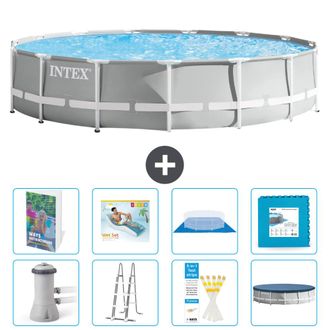 Intex Piscina Prism Frame Redonda - 457x107 Cm - 9-piezas S651