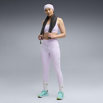 Puma Pantaloni aderenti PUMA x HYROX PWRMODE 7/8 da donna, Accessori, Viola, XXS