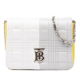 Burberry Pre-owned Burberry Mini Micro Quilted Lambskin Colorblock Lola Crossbody Ladies U1X6YOGD48IQELSX