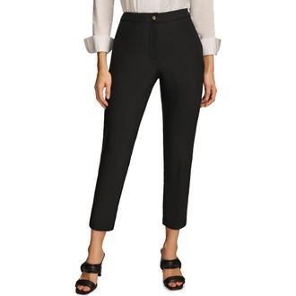 DKNY Slim Ankle Pants in Black at Nordstrom, Size 12