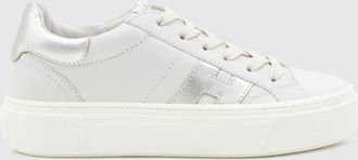 Hogan Sneaker Crosswind platform in pelle di vitello liscia e laminata