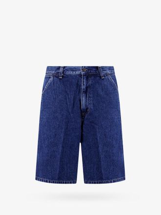 Carhartt Work in Progress Blue denim bermuda shorts - CARHARTT WIP - gender_Man