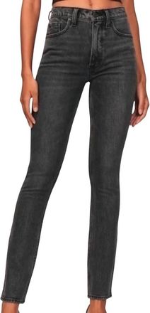 Abercrombie & Fitch 90S High Rise Skinny Jeans In Black