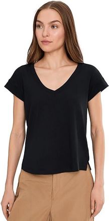 Columbia Daniela Falls V-Neck Short Sleeve T-Shirts Womens Workout Black : 2XL, Elastane/Polyester