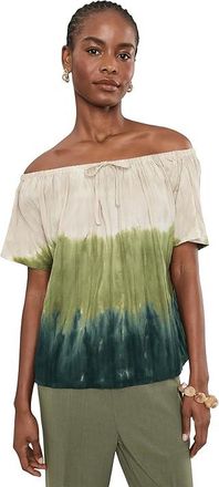 Xcvi Selda Top Womens Clothing Tricolor Ombre: Hawthorn : LG (US 12-14), Cotton/Spandex