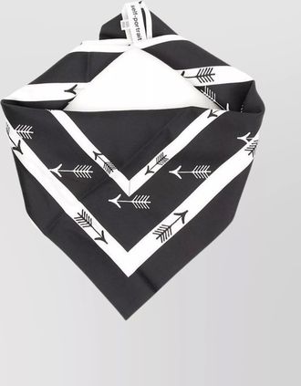 Self Portrait arrow pattern lightweight soft texture square shape