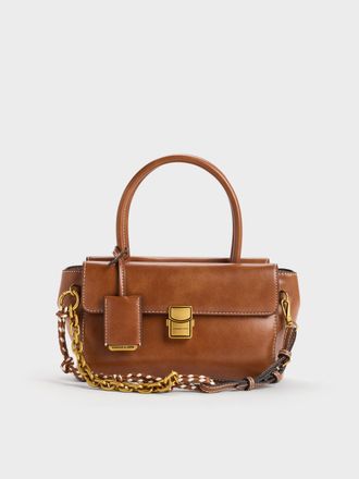 Charles & Keith Acelynn Rope-Chain Tote Bag